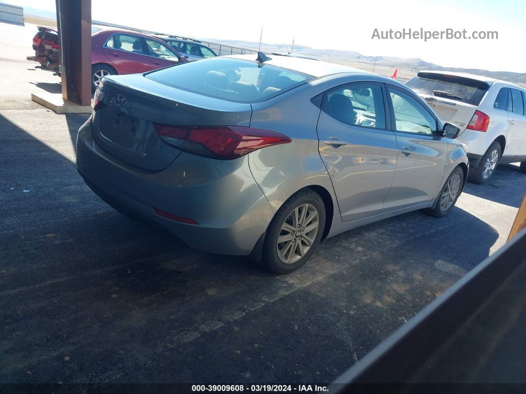 2016 Hyundai Elantra Se Серебряный vin: KMHDH4AE2GU481797