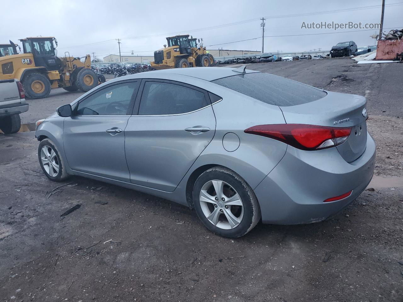 2016 Hyundai Elantra Se Silver vin: KMHDH4AE2GU506505