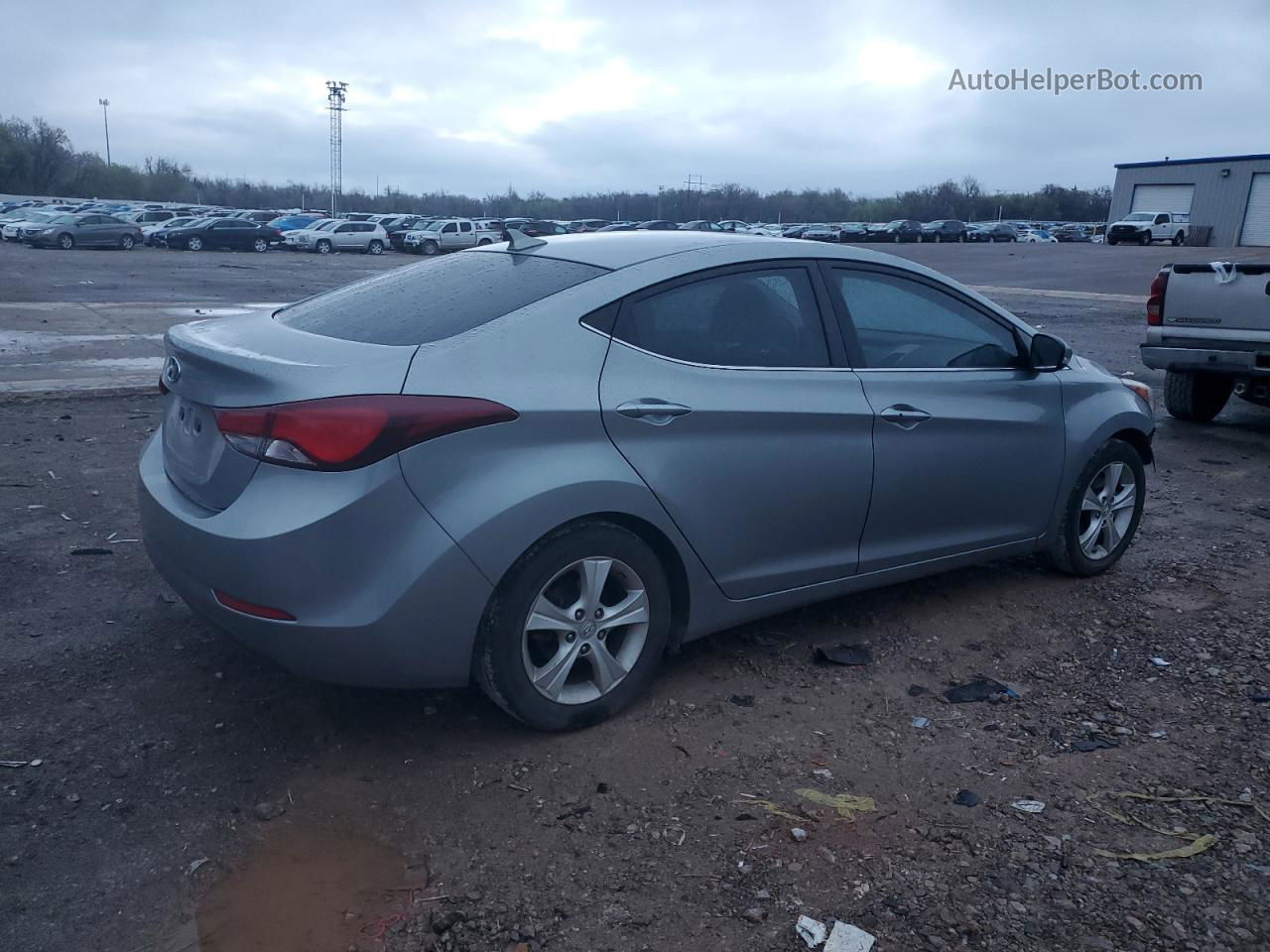 2016 Hyundai Elantra Se Silver vin: KMHDH4AE2GU506505