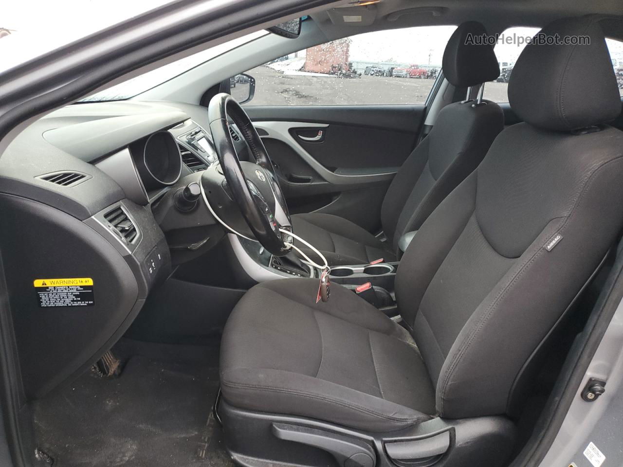 2016 Hyundai Elantra Se Серебряный vin: KMHDH4AE2GU506505