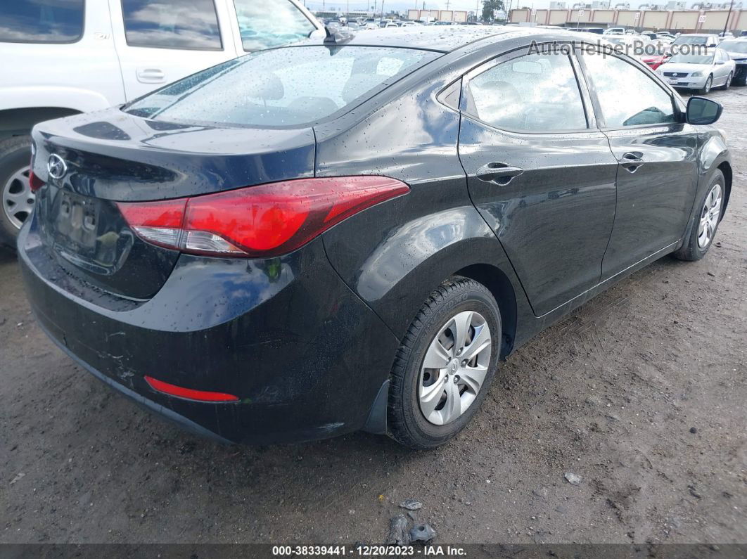 2016 Hyundai Elantra Se Black vin: KMHDH4AE2GU530027