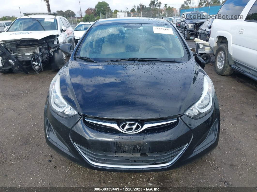 2016 Hyundai Elantra Se Black vin: KMHDH4AE2GU530027