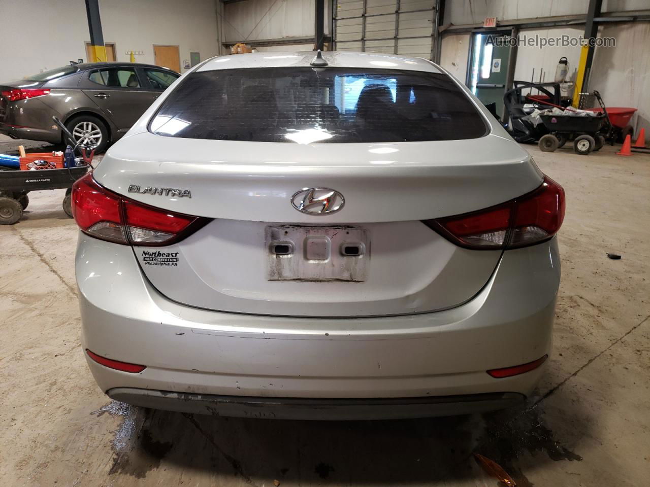 2016 Hyundai Elantra Se Silver vin: KMHDH4AE2GU544025