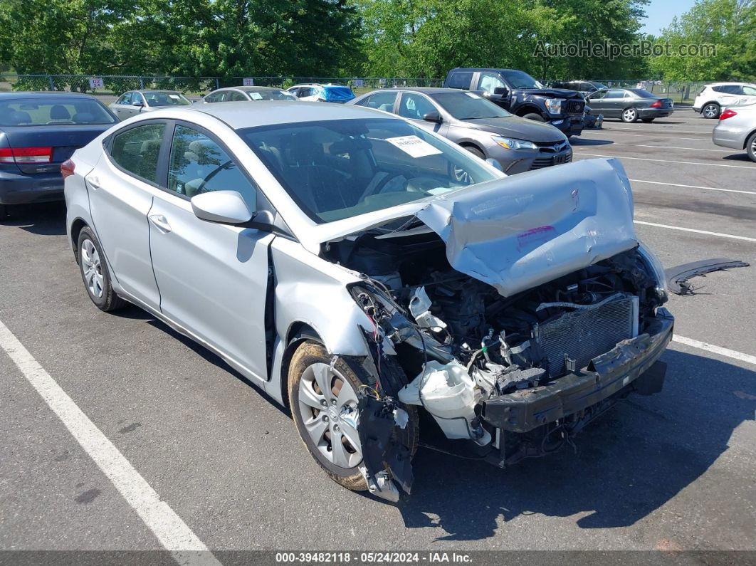 2016 Hyundai Elantra Se Silver vin: KMHDH4AE2GU552447