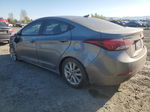 2016 Hyundai Elantra Se Gray vin: KMHDH4AE2GU568454