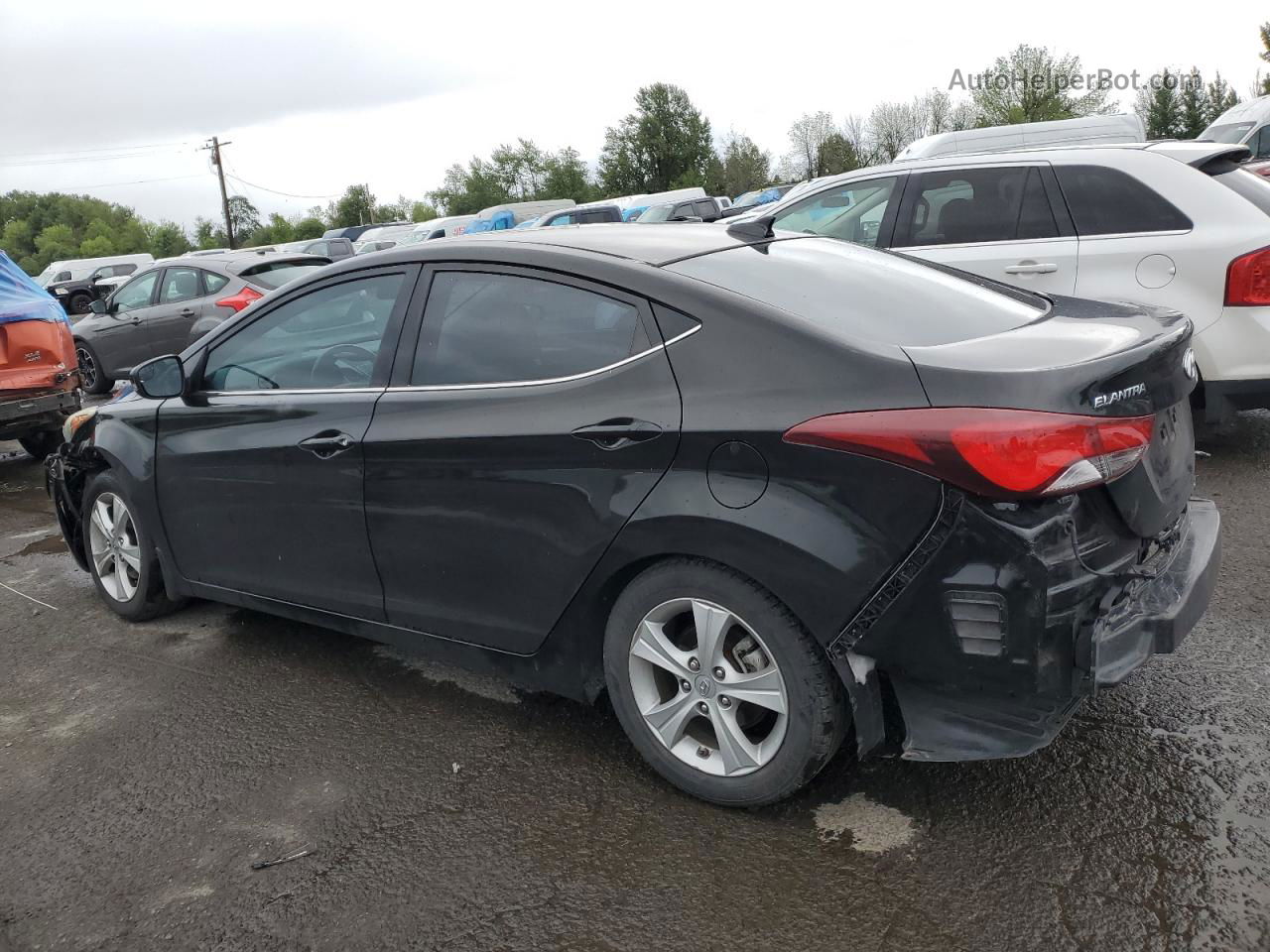 2016 Hyundai Elantra Se Black vin: KMHDH4AE2GU573928