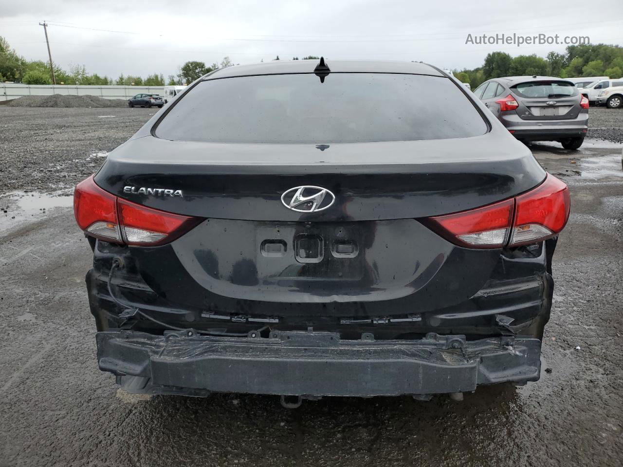 2016 Hyundai Elantra Se Black vin: KMHDH4AE2GU573928