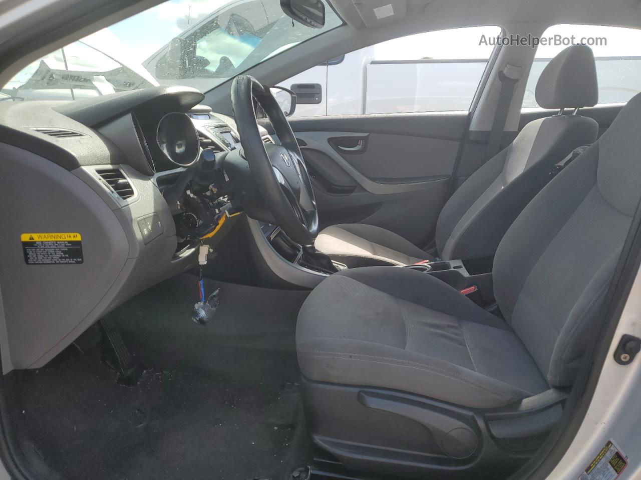 2016 Hyundai Elantra Se Silver vin: KMHDH4AE2GU583763