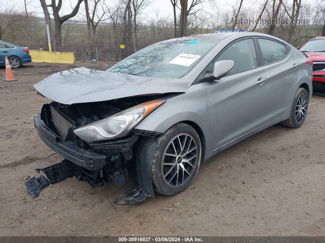 2011 Hyundai Elantra Limited (ulsan Plant) Серый vin: KMHDH4AE3BU101746