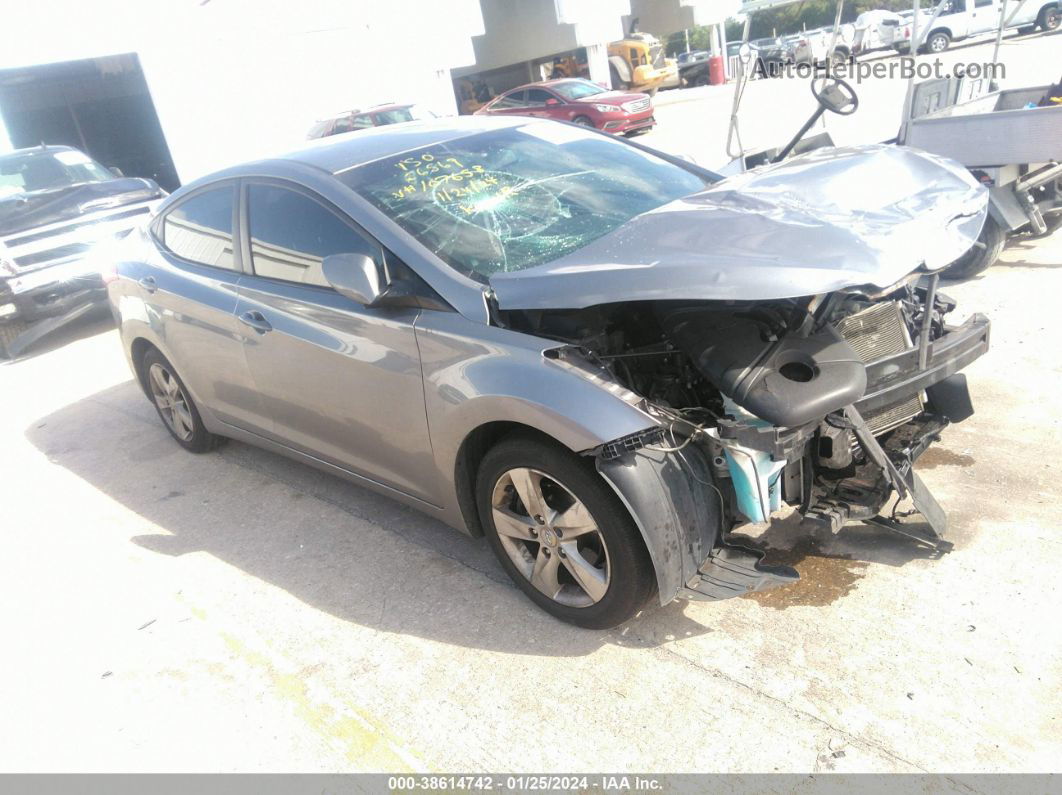 2011 Hyundai Elantra Gls (ulsan Plant) Серый vin: KMHDH4AE3BU107658