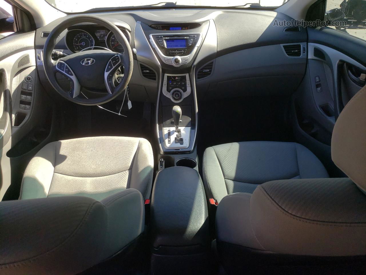 2011 Hyundai Elantra Gls Черный vin: KMHDH4AE3BU109362