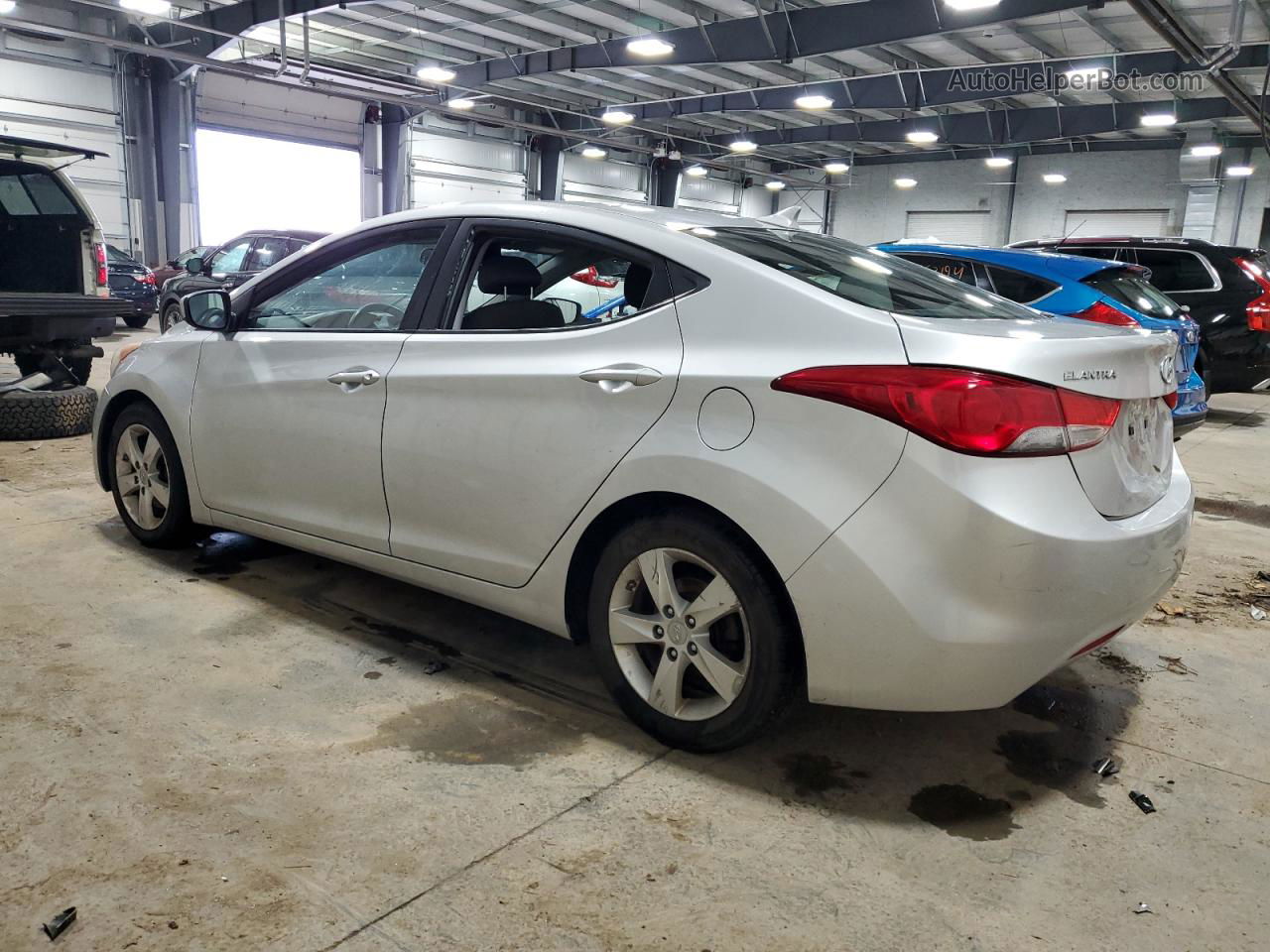 2011 Hyundai Elantra Gls Silver vin: KMHDH4AE3BU121575