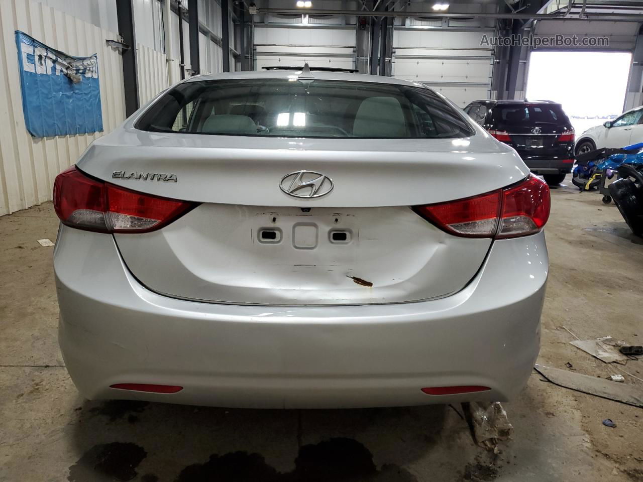 2011 Hyundai Elantra Gls Silver vin: KMHDH4AE3BU121575