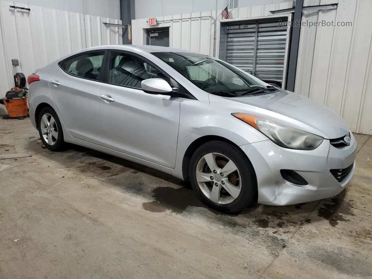 2011 Hyundai Elantra Gls Silver vin: KMHDH4AE3BU121575