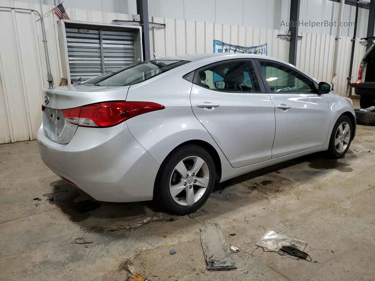 2011 Hyundai Elantra Gls Silver vin: KMHDH4AE3BU121575