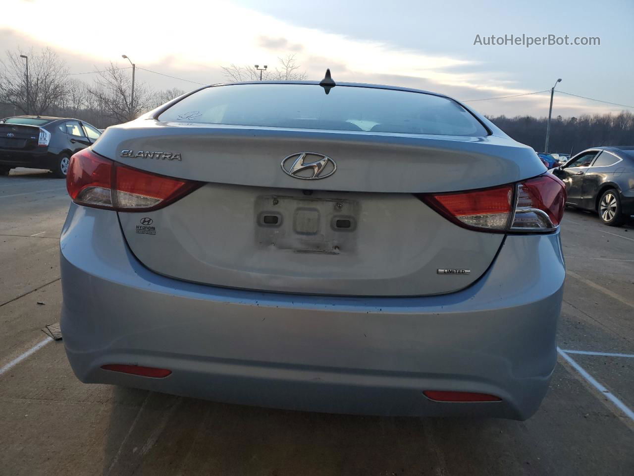 2011 Hyundai Elantra Gls Blue vin: KMHDH4AE3BU140627