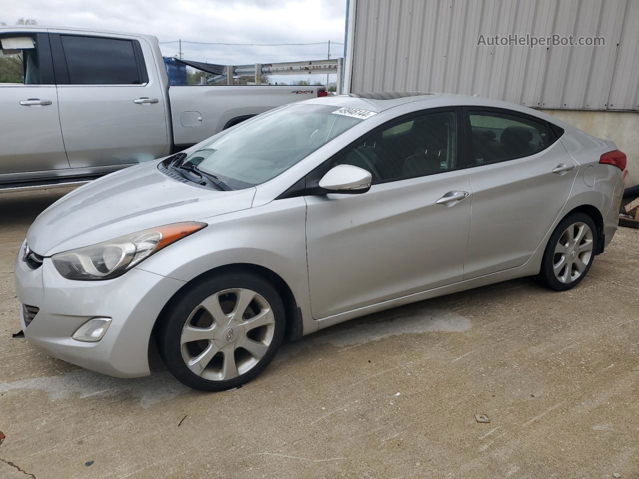 2011 Hyundai Elantra Gls Серебряный vin: KMHDH4AE3BU156987