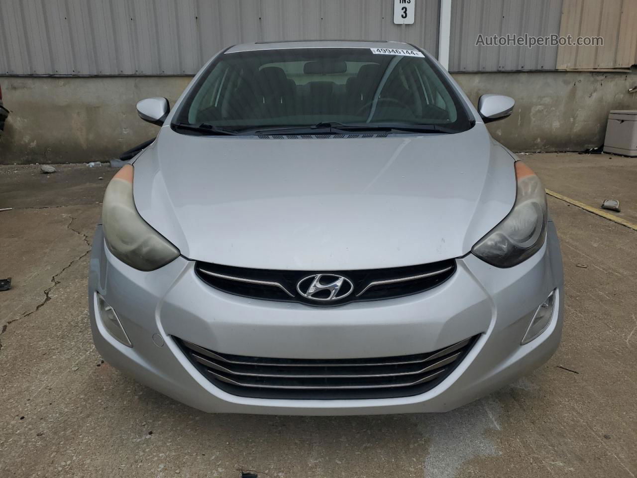 2011 Hyundai Elantra Gls Silver vin: KMHDH4AE3BU156987