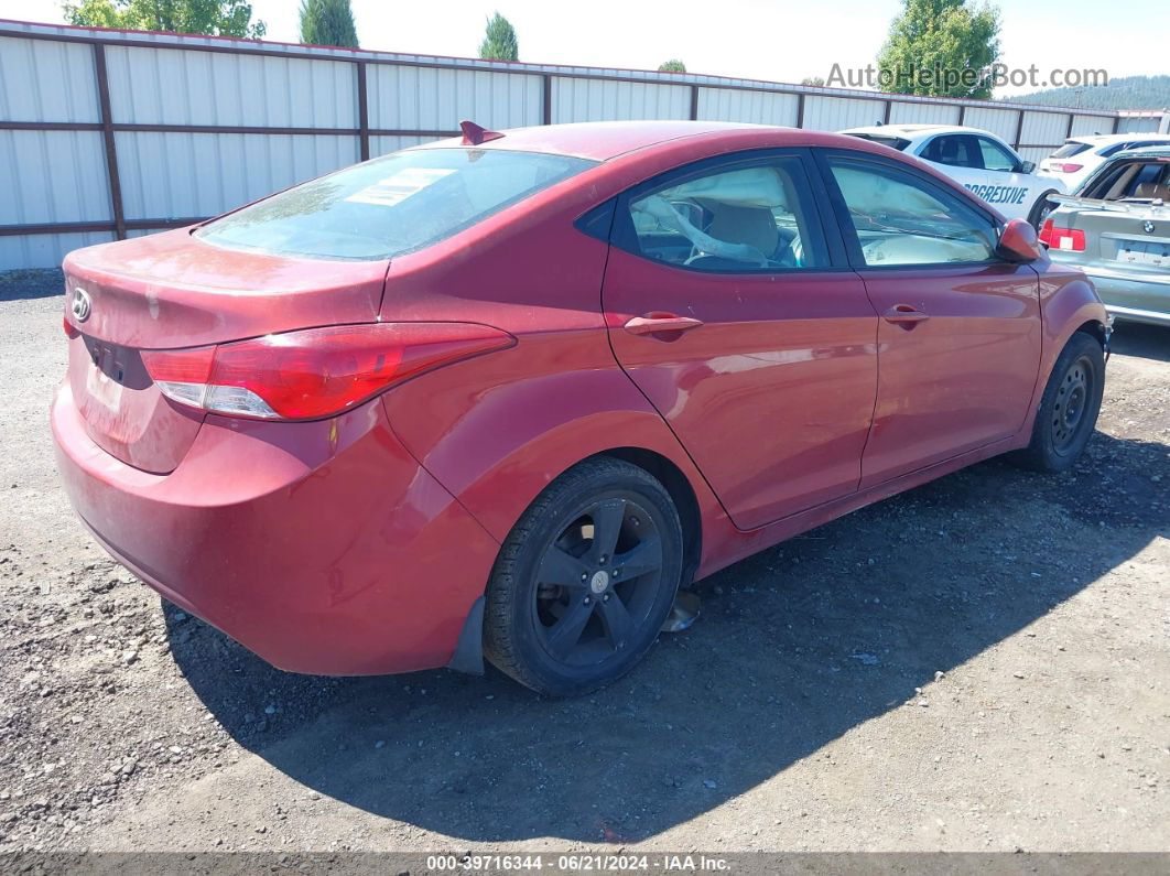 2012 Hyundai Elantra Gls (ulsan Plant) Red vin: KMHDH4AE3CU331272