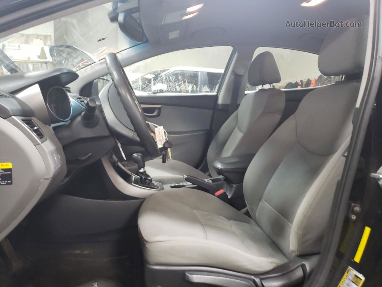 2012 Hyundai Elantra Gls Черный vin: KMHDH4AE3CU331384