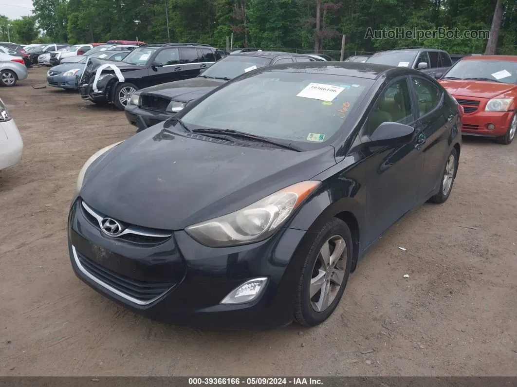 2012 Hyundai Elantra Gls (ulsan Plant) Black vin: KMHDH4AE3CU453940