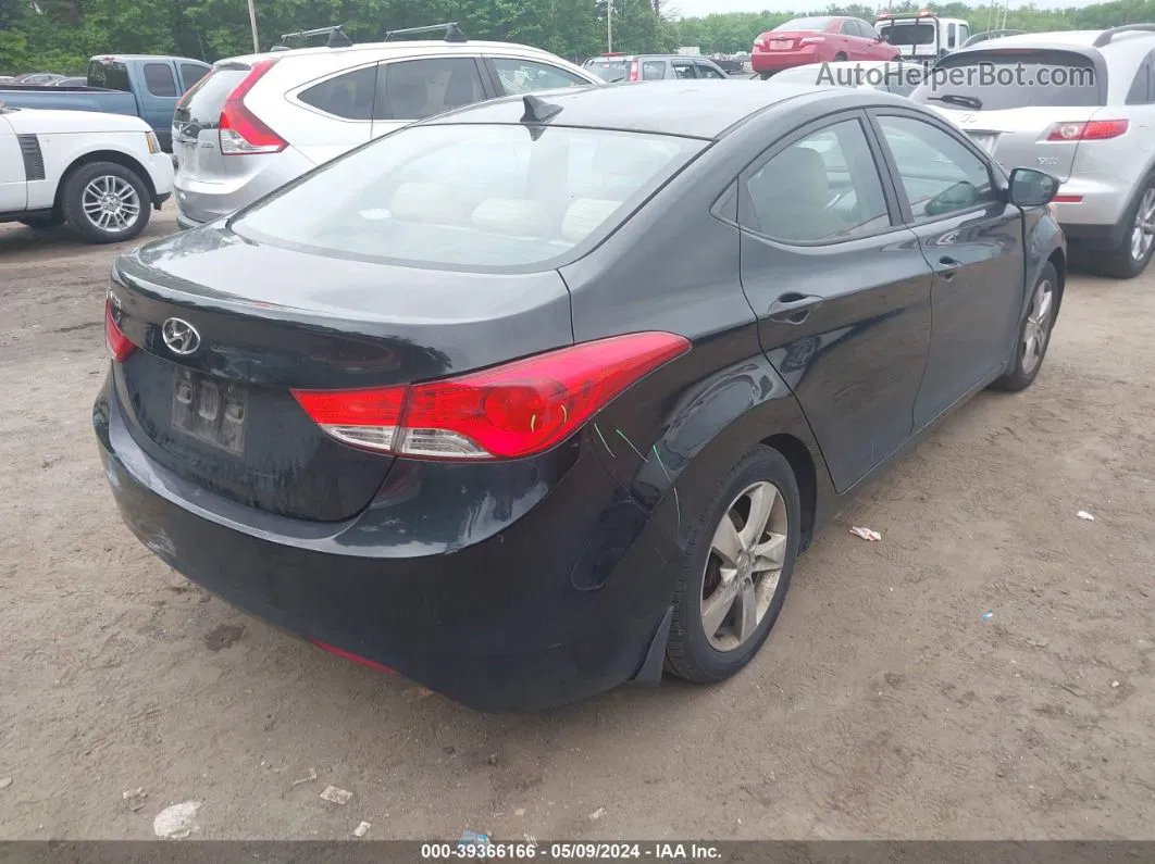 2012 Hyundai Elantra Gls (ulsan Plant) Черный vin: KMHDH4AE3CU453940