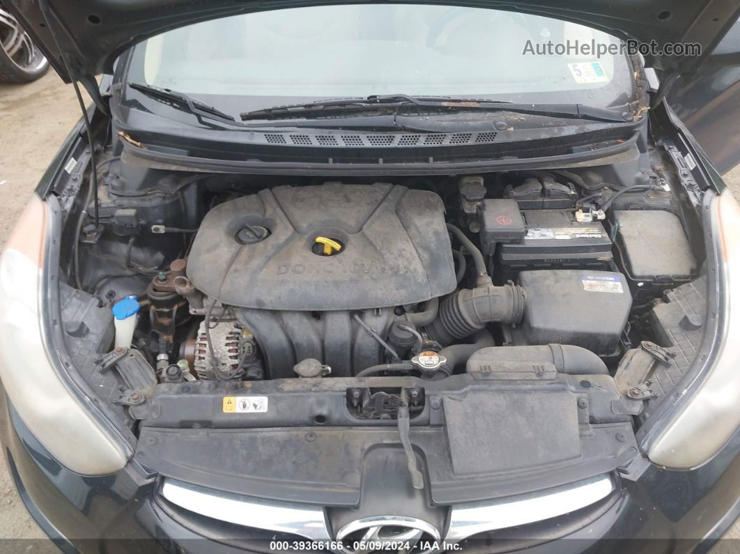 2012 Hyundai Elantra Gls (ulsan Plant) Черный vin: KMHDH4AE3CU453940