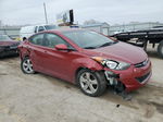 2012 Hyundai Elantra Gls Red vin: KMHDH4AE3CU463433