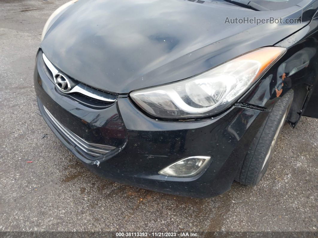 2013 Hyundai Elantra Gls (ulsan Plant) Black vin: KMHDH4AE3DU020877