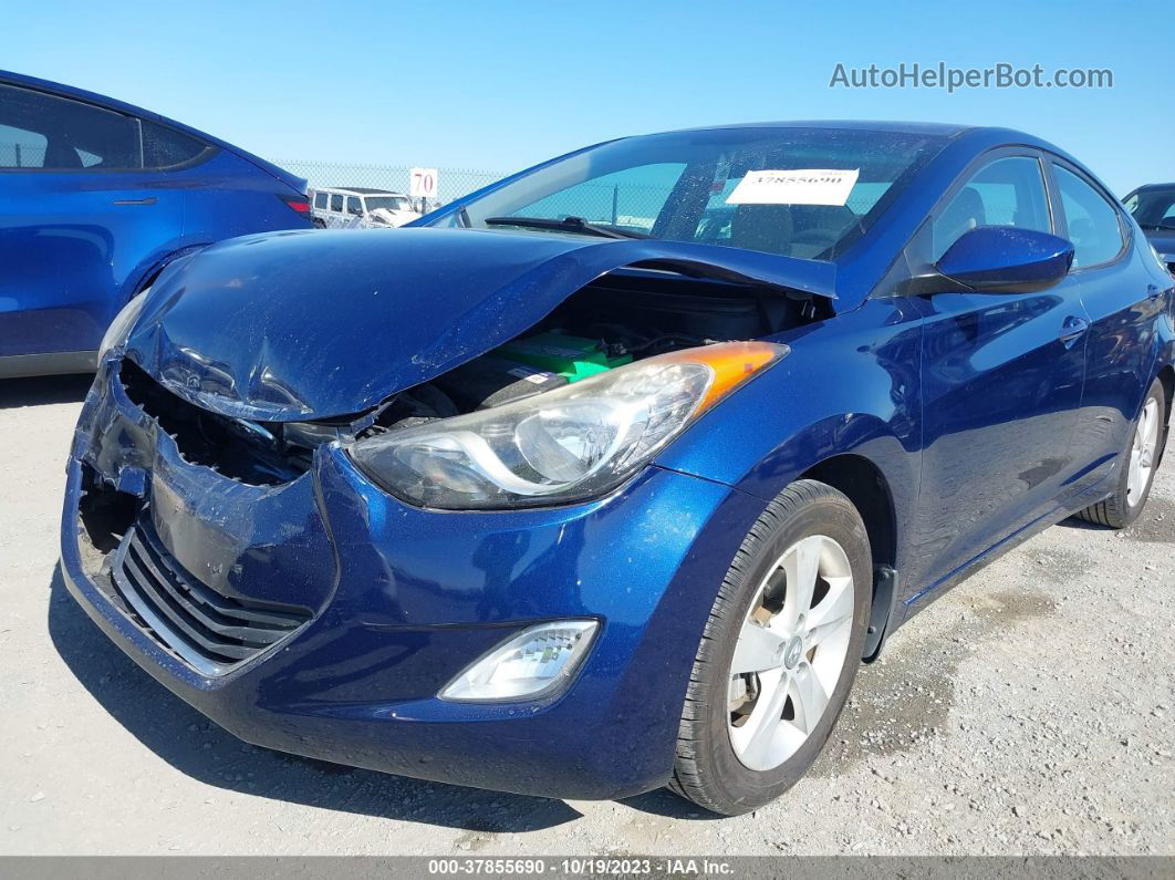 2013 Hyundai Elantra Gls Pzev Blue vin: KMHDH4AE3DU490326