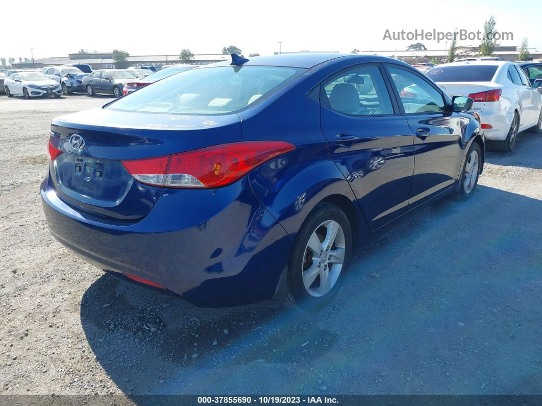 2013 Hyundai Elantra Gls Pzev Blue vin: KMHDH4AE3DU490326