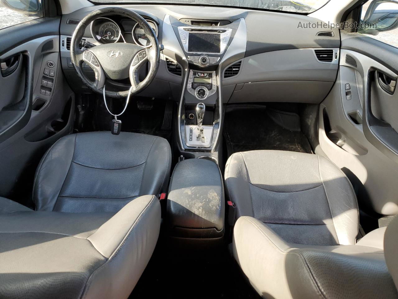 2013 Hyundai Elantra Gls Синий vin: KMHDH4AE3DU583721