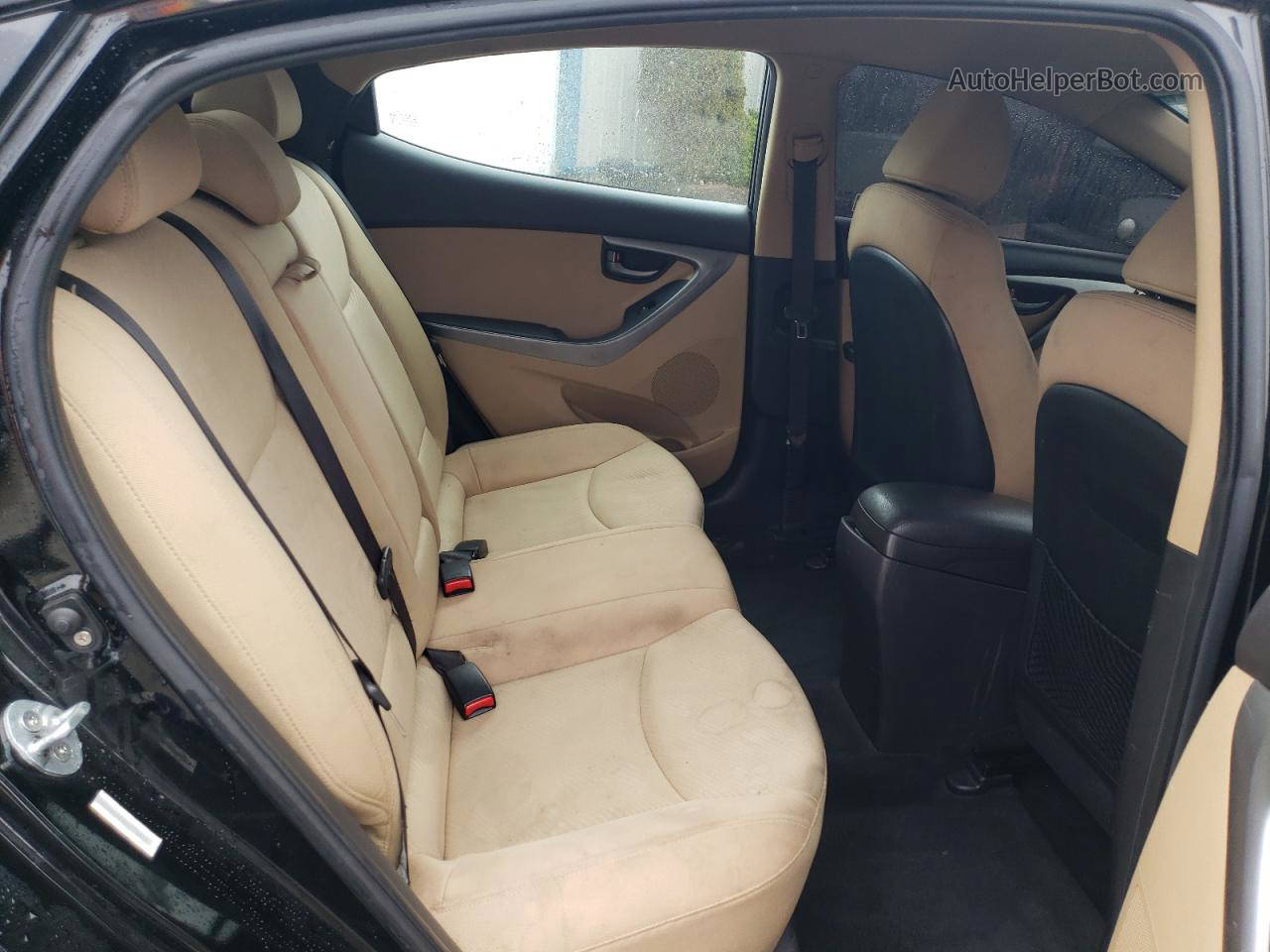 2013 Hyundai Elantra Gls Black vin: KMHDH4AE3DU716493