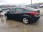 2013 Hyundai Elantra Gls Black vin: KMHDH4AE3DU716493