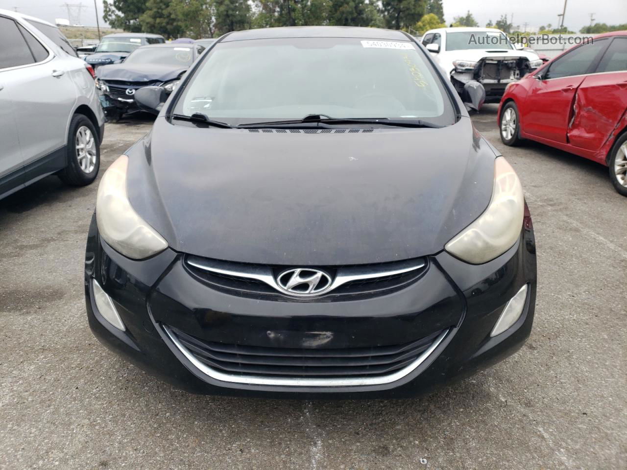 2013 Hyundai Elantra Gls Blue vin: KMHDH4AE3DU956031