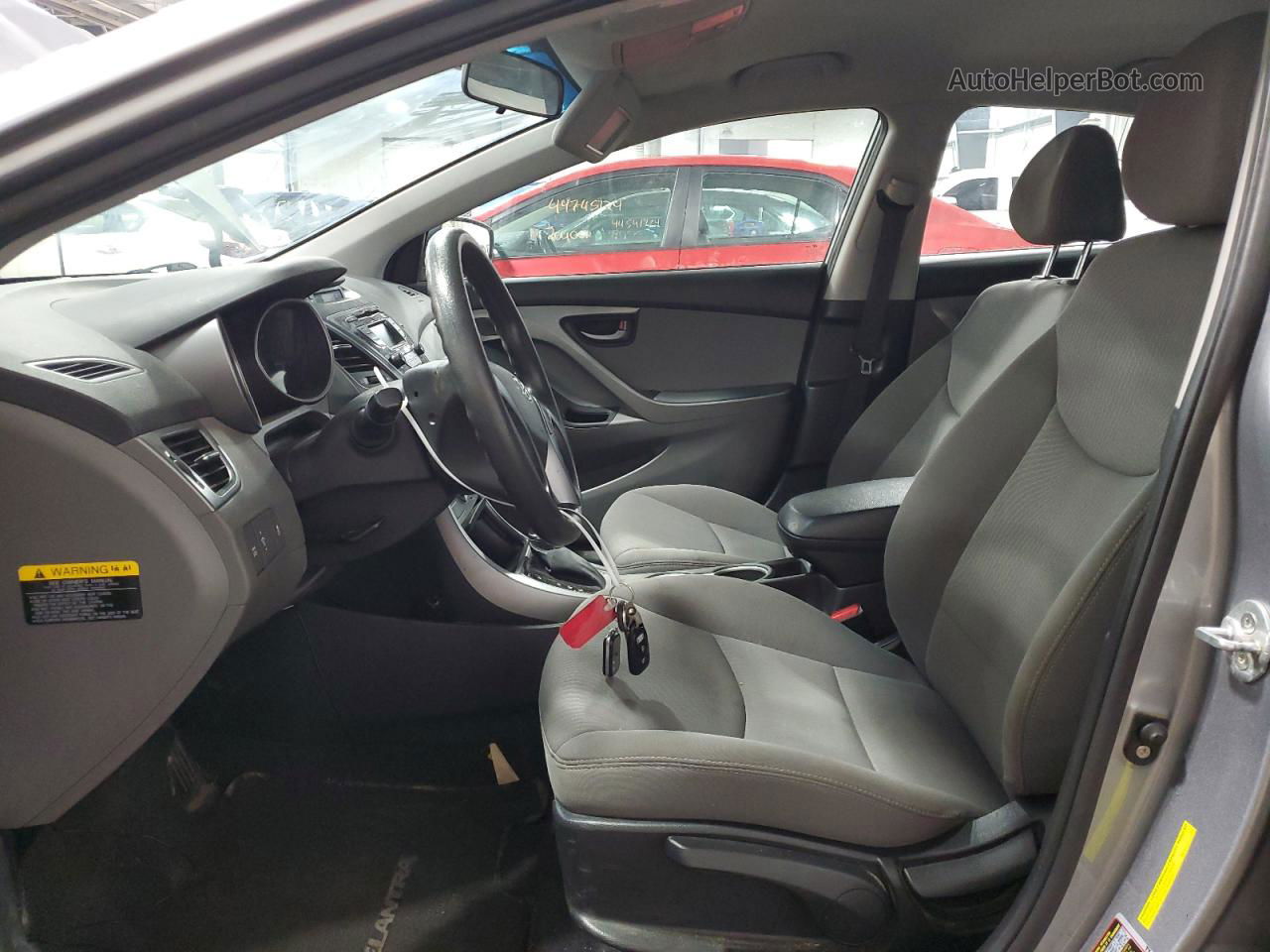 2014 Hyundai Elantra Se Серебряный vin: KMHDH4AE3EU140728