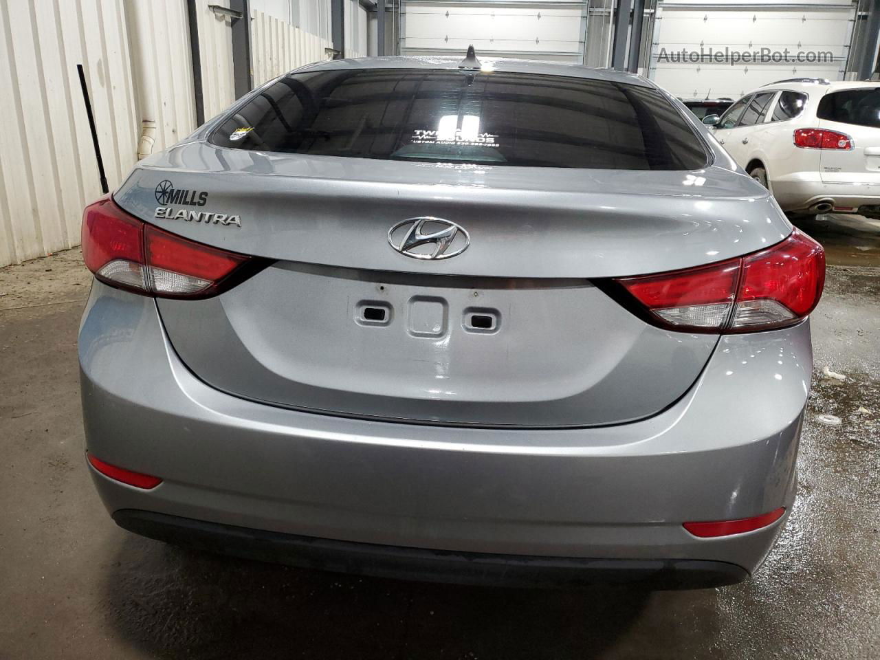 2014 Hyundai Elantra Se Серебряный vin: KMHDH4AE3EU140728