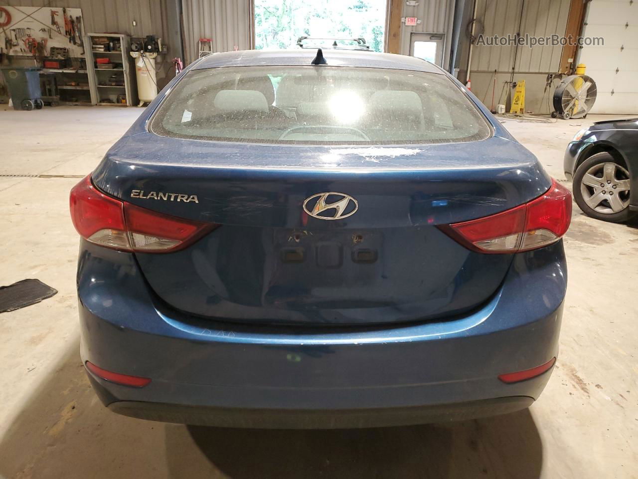 2014 Hyundai Elantra Se Blue vin: KMHDH4AE3EU158730