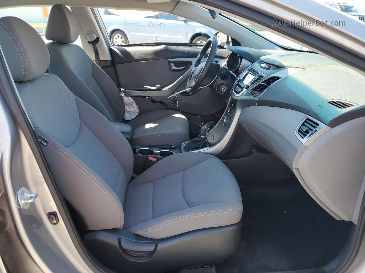 2015 Hyundai Elantra Se Silver vin: KMHDH4AE3FU358783