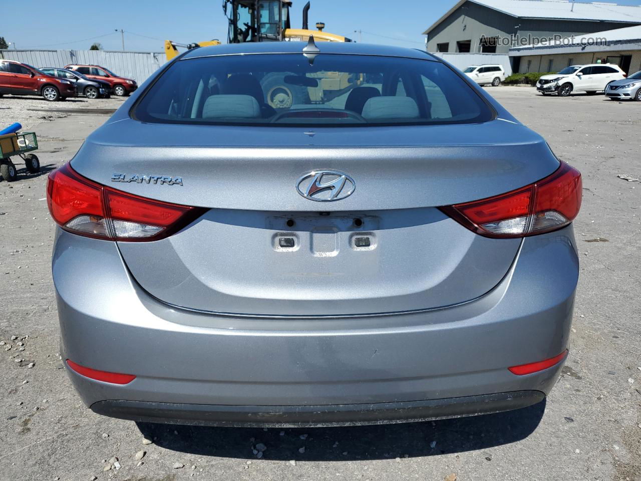 2015 Hyundai Elantra Se Silver vin: KMHDH4AE3FU358783