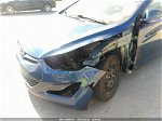 2016 Hyundai Elantra Se Синий vin: KMHDH4AE3GU525712