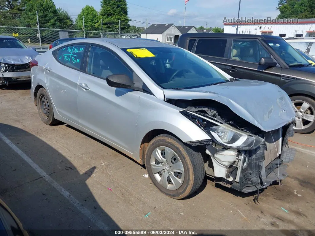 2016 Hyundai Elantra Se Серый vin: KMHDH4AE3GU575753