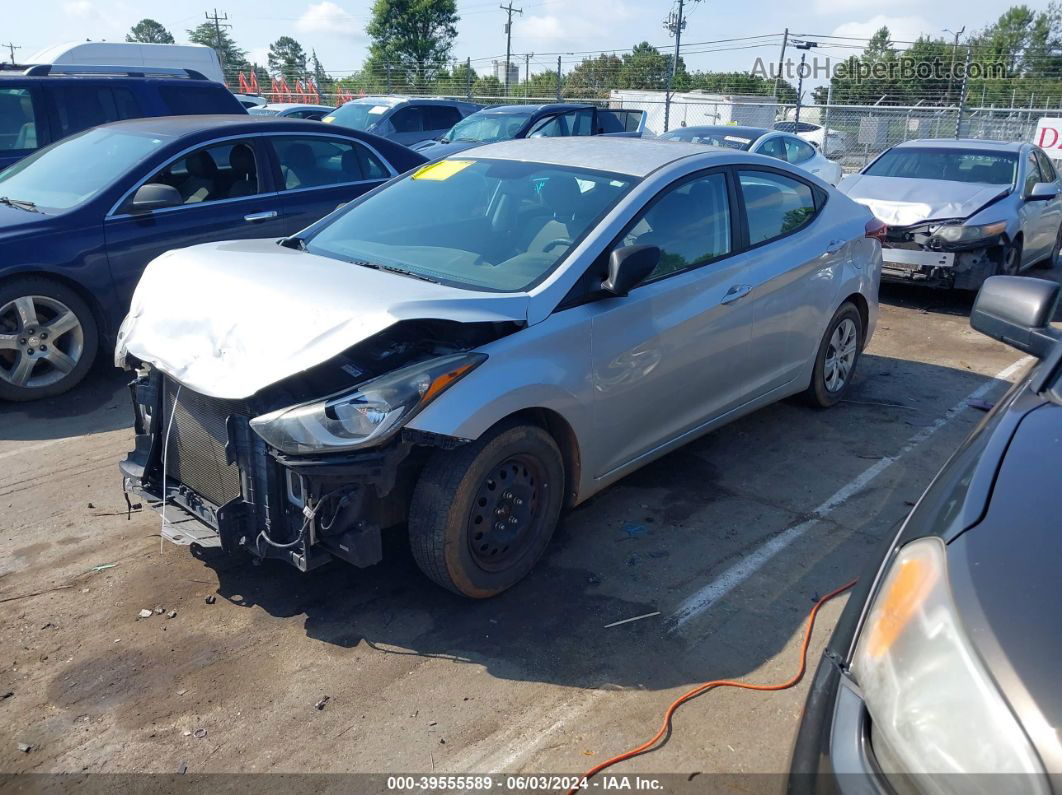 2016 Hyundai Elantra Se Gray vin: KMHDH4AE3GU575753