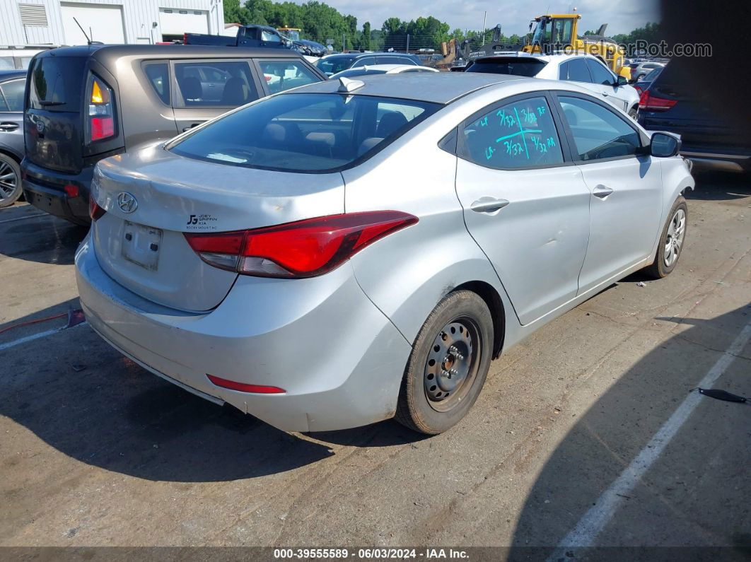 2016 Hyundai Elantra Se Gray vin: KMHDH4AE3GU575753