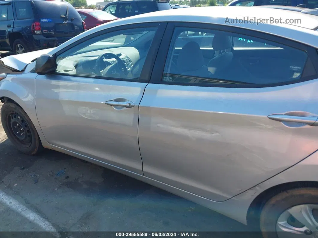 2016 Hyundai Elantra Se Gray vin: KMHDH4AE3GU575753