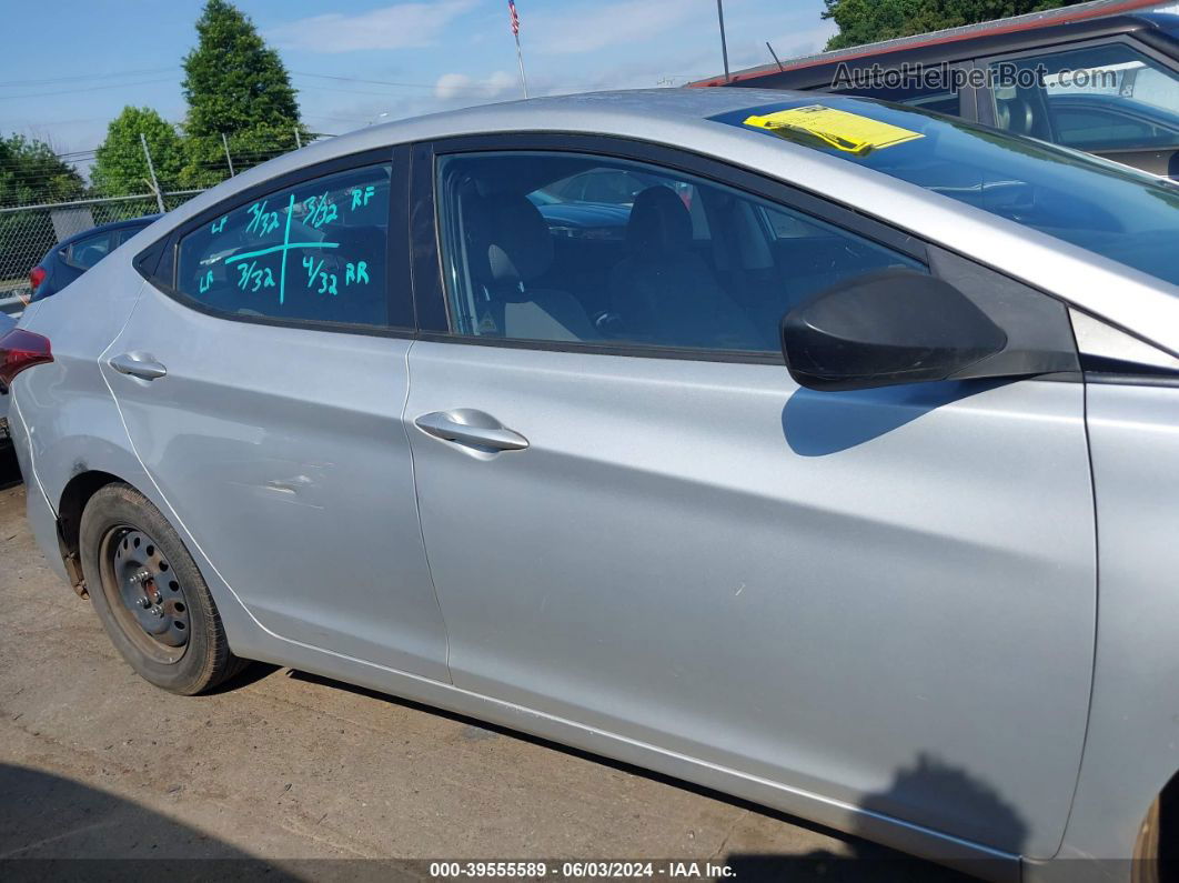 2016 Hyundai Elantra Se Gray vin: KMHDH4AE3GU575753