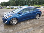 2016 Hyundai Elantra Se Синий vin: KMHDH4AE3GU601543