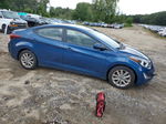 2016 Hyundai Elantra Se Синий vin: KMHDH4AE3GU601543