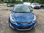 2016 Hyundai Elantra Se Синий vin: KMHDH4AE3GU601543