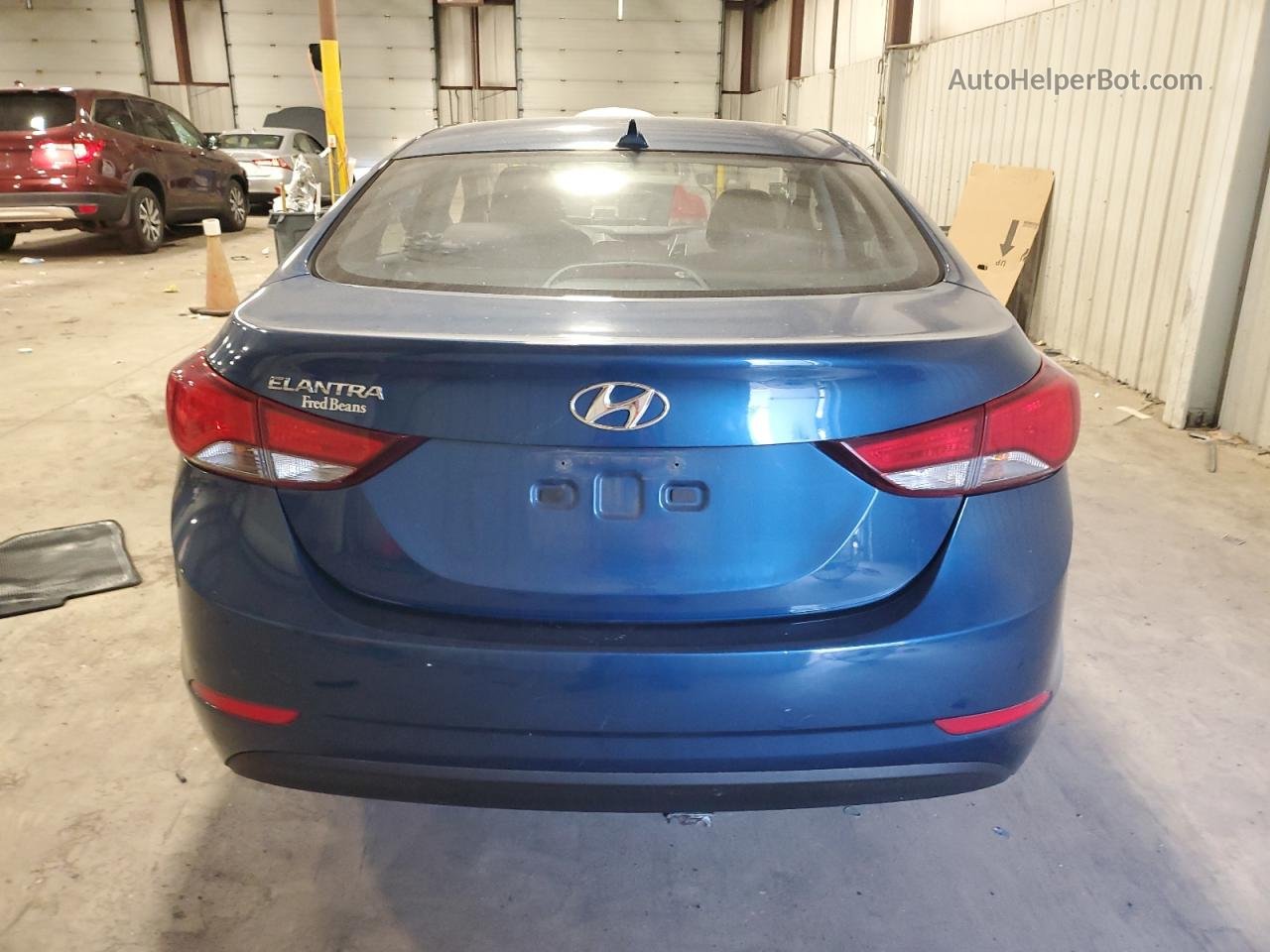 2016 Hyundai Elantra Se Blue vin: KMHDH4AE3GU655683